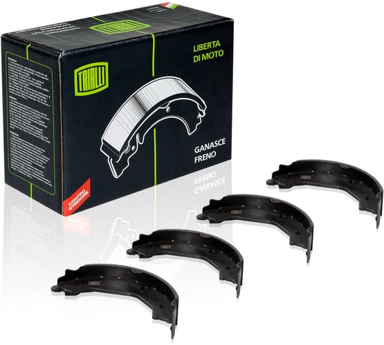 Изображение товара Колодки тормозные для автомобилей Kia Sorento / Sorento барабанные стояночного тормоза 190x40 для тормозной системы Sumitomo TRIALLI GF 0866