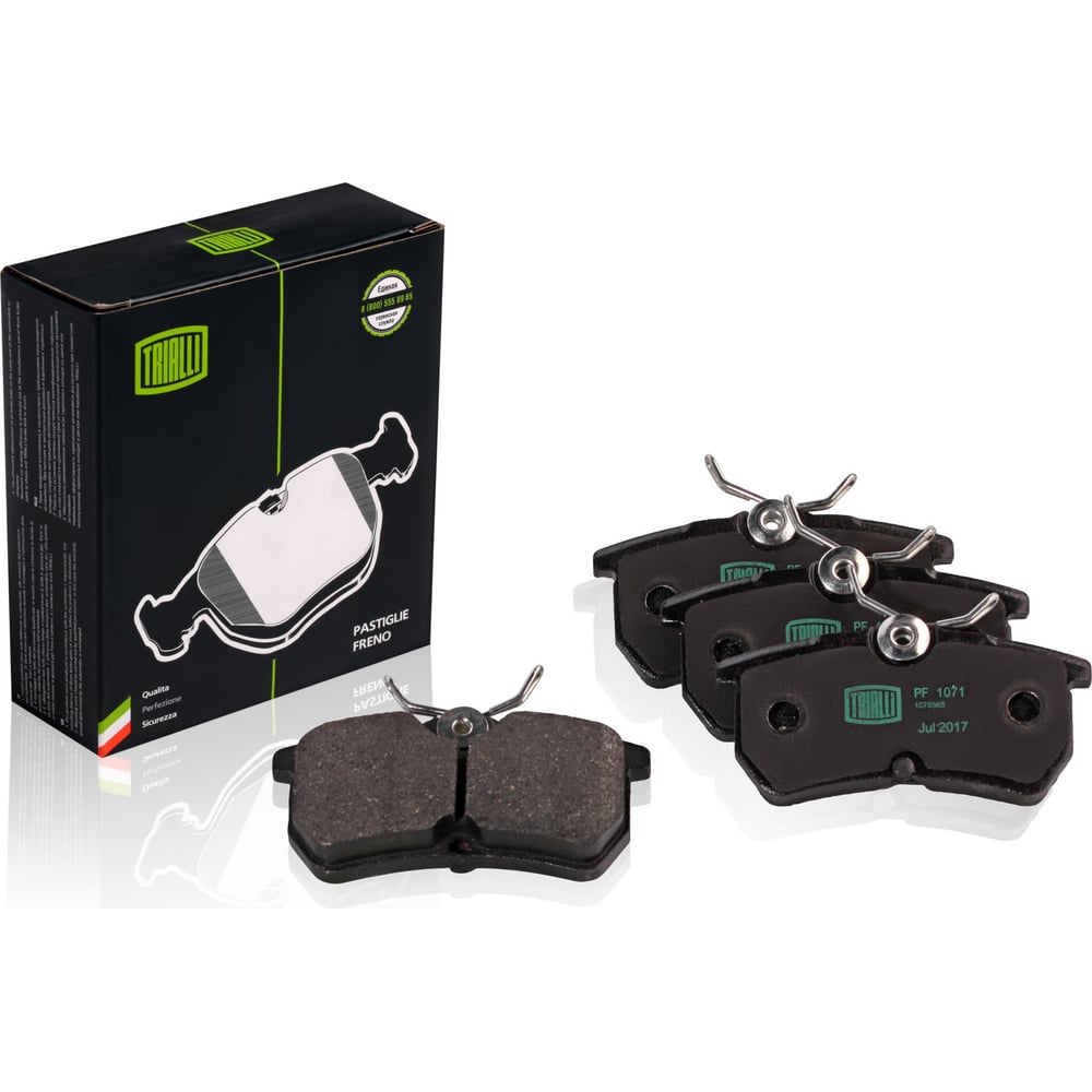 Изображение товара Задние тормозные дисковые колодки для Ford Focus TRIALLI PF 1071