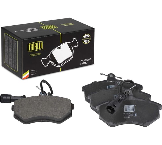 Изображение товара Колодки тормозные дисковые передние для а/м Chery Tiggo T11 / Tiggo FL 1.6i / Tiggo 3 1.6i TRIALLI PF 2709