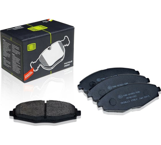 Изображение товара Колодки тормозные дисковые передние для автомобилей Daewoo Matiz TRIALLI PF 051301