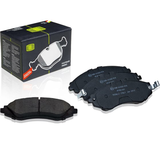 Изображение товара Колодки тормозные дисковые передние для автомобилей Chevrolet Lacetti TRIALLI PF 051401