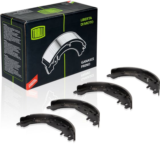 Изображение товара Колодки тормозные для автомобилей Toyota Yaris Verso барабанные 200x32 для тормозной системы Akebono TRIALLI GF 1911