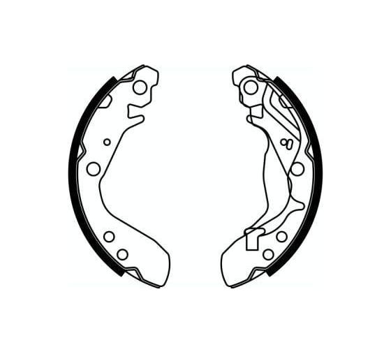 Изображение товара Колодки тормозные для автомобилей Honda Jazz барабанные 180x31 TRIALLI GF 4552