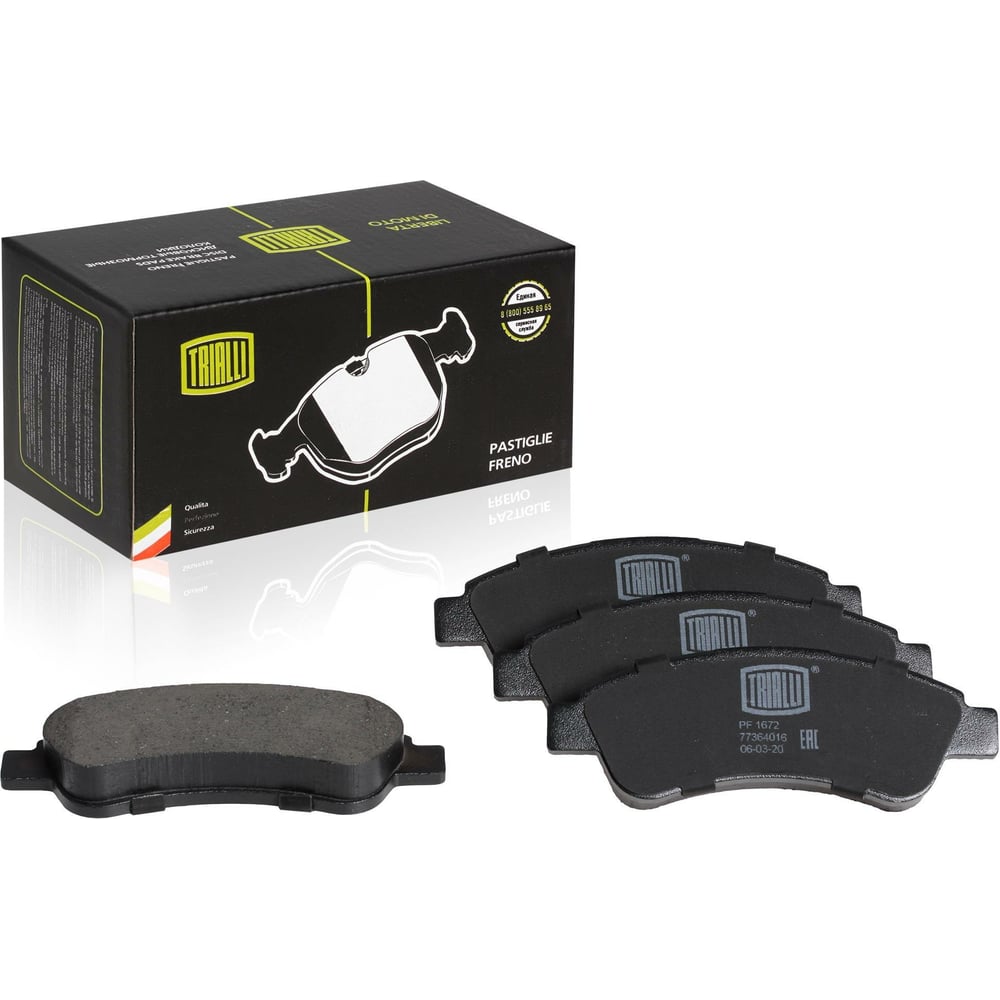 Изображение товара Тормозные дисковые задние колодки для Fiat Ducato Bosch TRIALLI PF 1672