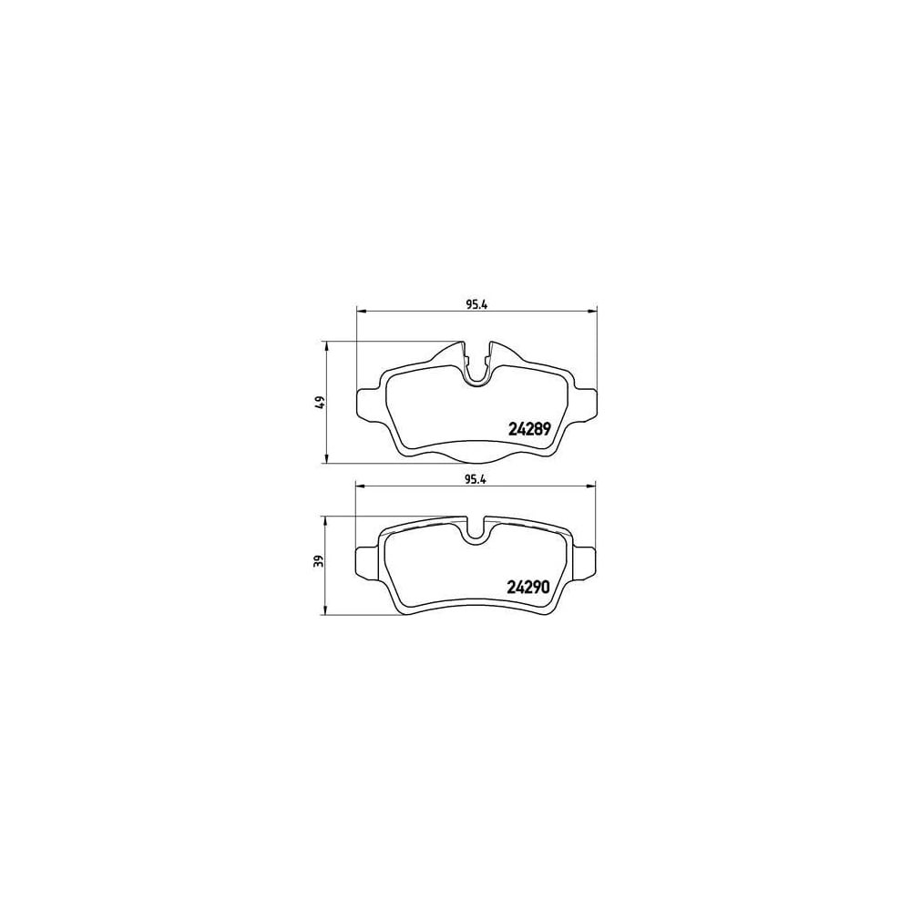 Изображение товара Колодки тормозные дисковые задние для Mini Cooper S/D / Clubman TRIALLI PF 4294