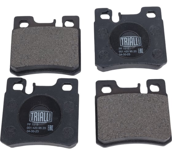 Изображение товара Колодки тормозные для автомобилей Mercedes E дисковые задние 62x58 TRIALLI PF 1512