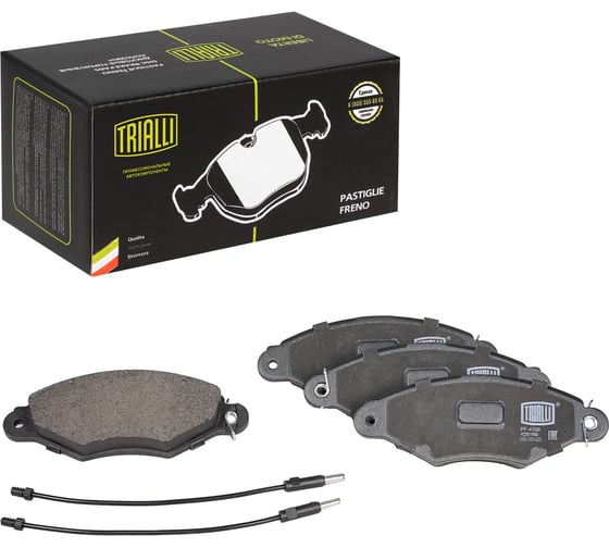 Изображение товара Колодки тормозные для автомобилей Renault Kangoo / Citroen Xsara без ABS дисковые передние TRIALLI PF 4159