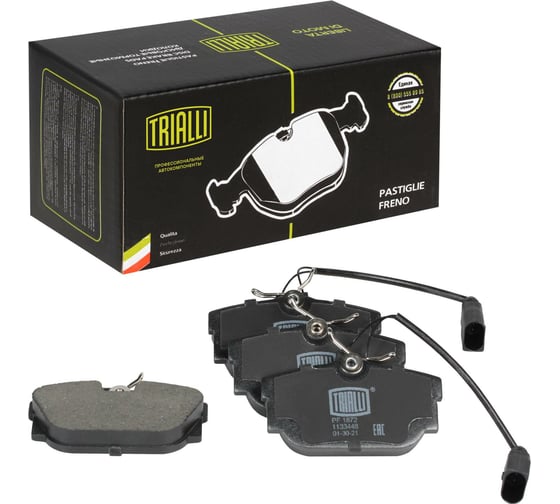 Изображение товара Колодки тормозные для автомобилей Volkswagen Transporter T4 дисковые задние TRIALLI PF 1872