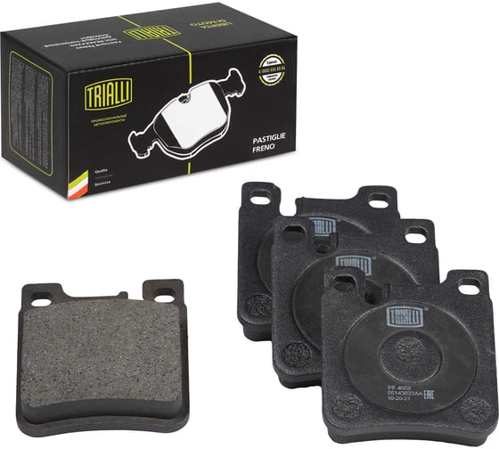 Изображение товара Колодки тормозные для автомобилей Mercedes E дисковые задние 62x70 TRIALLI PF 4058