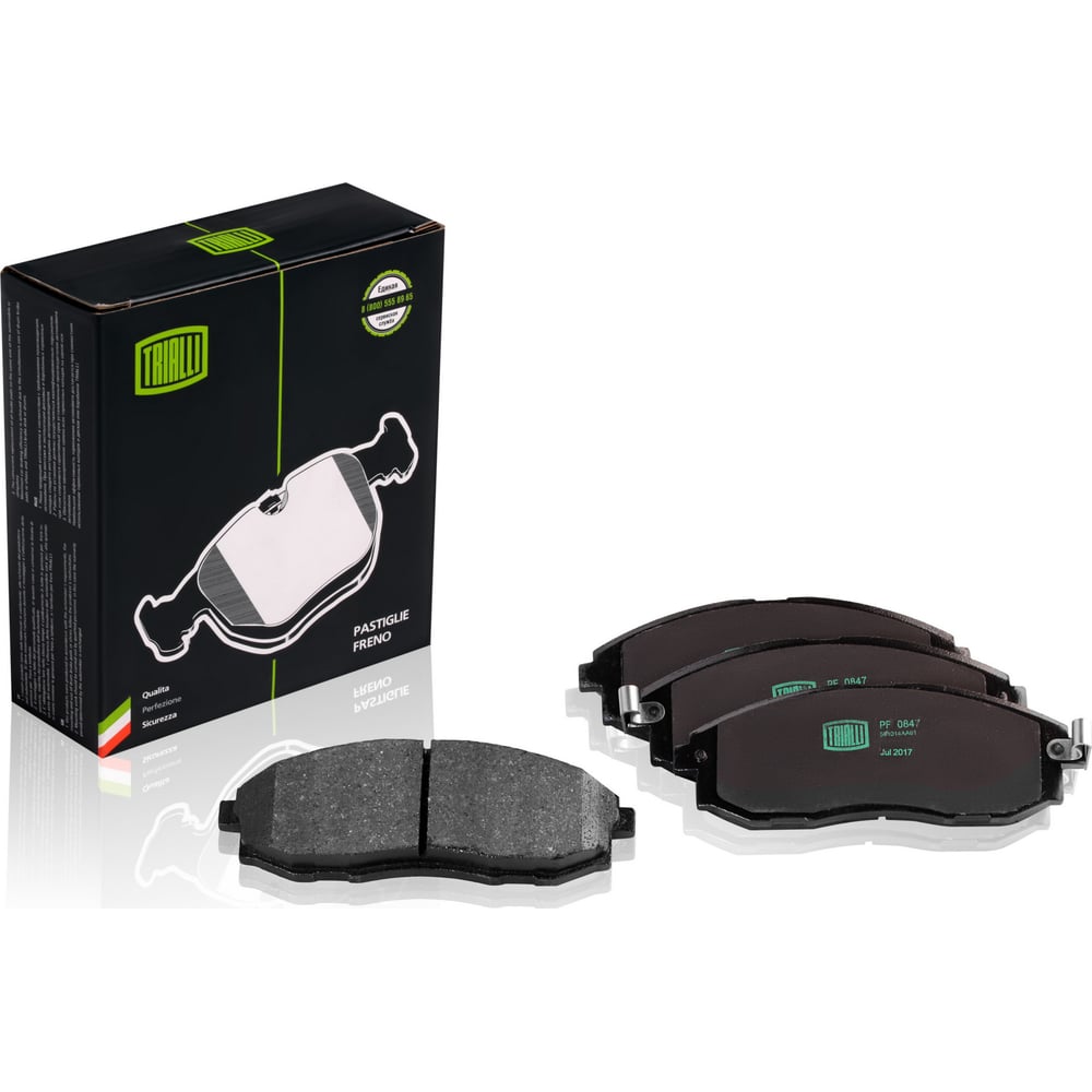 Изображение товара Колодки тормозные дисковые передние TRIALLI PF 0847 для Hyundai Porter/Starex