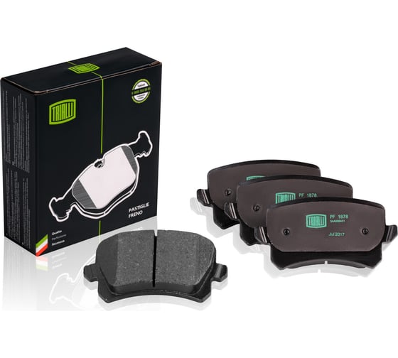 Изображение товара Колодки тормозные для автомобилей VW Tiguan дисковые задние TRIALLI PF 1878