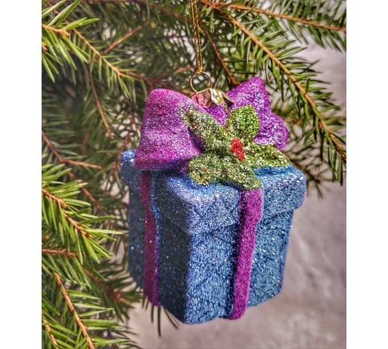 Изображение товара Елочное украшение ручной работы Магия праздника Подарок 11 см NY17