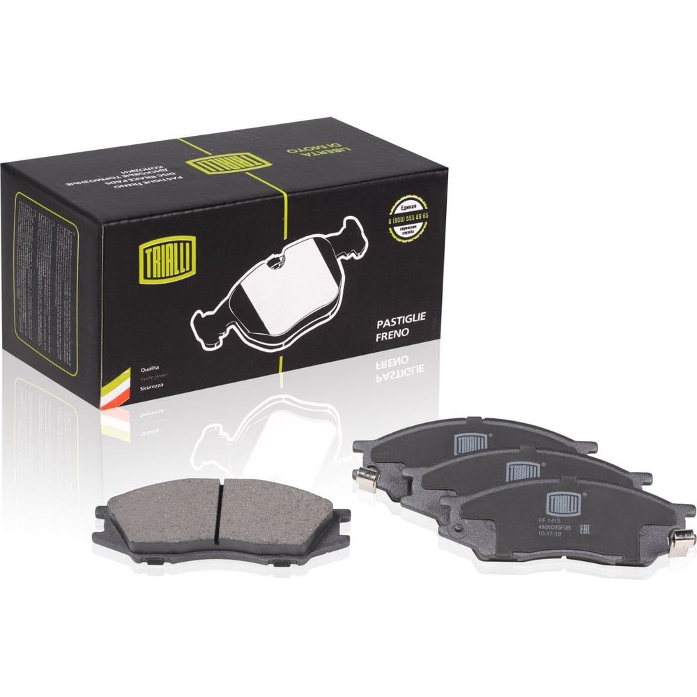 Изображение товара Колодки тормозные дисковые передние для автомобилей Nissan Almera Classic B10 TRIALLI PF 1415