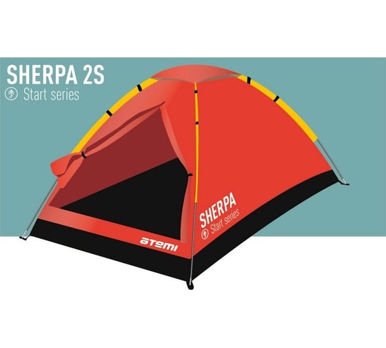 Изображение товара Туристическая палатка ATEMI SHERPA 2S 00-00008375