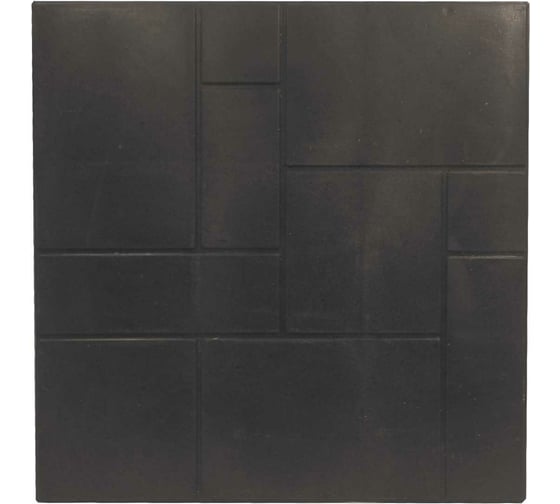 Изображение товара Плитка ООО ТК "Титан" 500x500x35 мм Булыжник черный 505035БуЧЭ