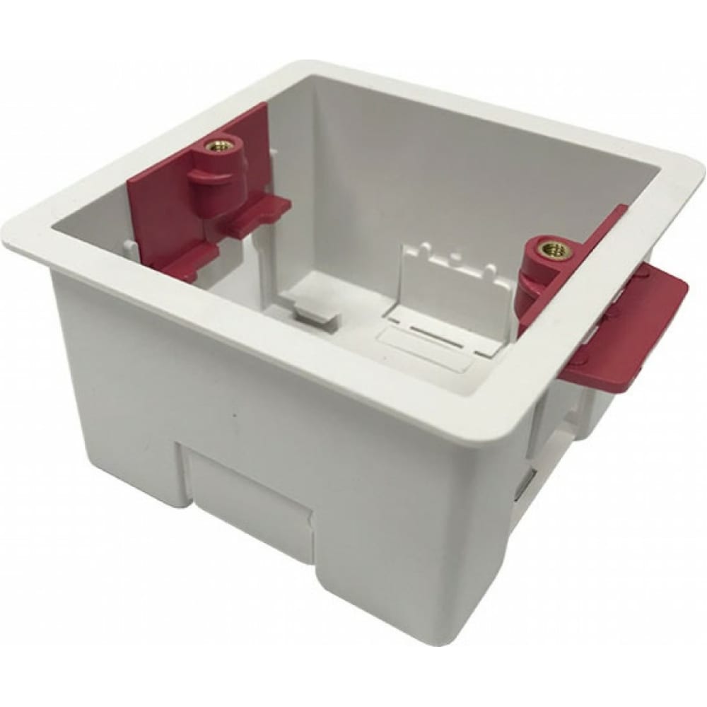 Квадратная монтажная коробка для гипсокартона LIVOLO миска пластик квадратная 2 л palermo 43201 02 прозрачная