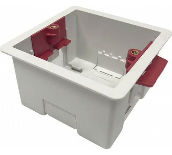 Изображение товара Монтажная квадратная коробка LIVOLO для гипсокартона размер 81x81 наружные габариты (UK) NH03