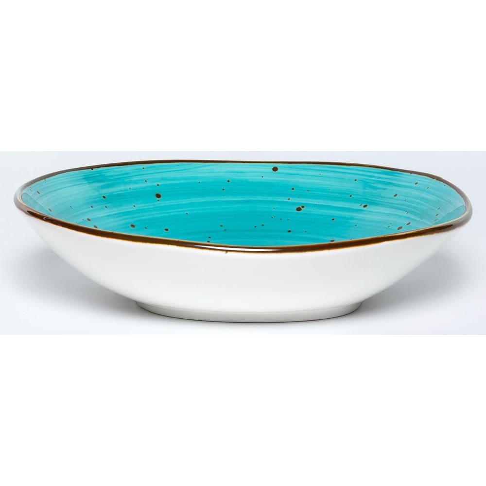 Глубокая тарелка Samold, цвет бирюзовый/белый 206-55003 - фото 1