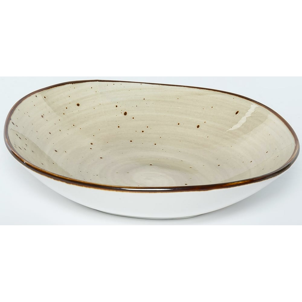 Глубокая тарелка Samold, цвет бежевый/белый 206-55025 - фото 1