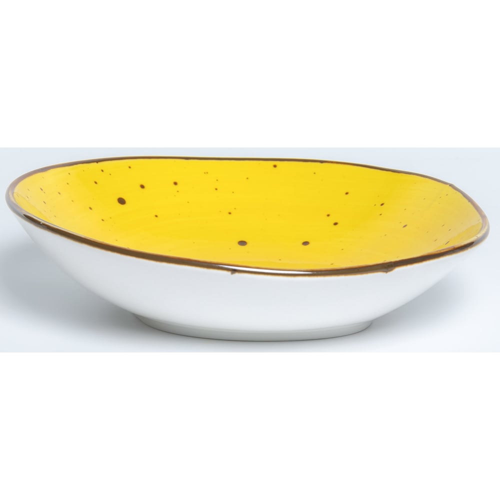 Глубокая тарелка Samold, цвет желтый/белый 206-55034 - фото 1