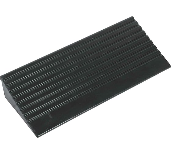 Изображение товара Резиновый съезд с бордюра ТЕХНОЛОГИЯ СР-100-1 черный, средняя часть 0,6x0,1x0,25 м 0000003026