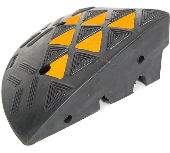 Изображение товара Резиновый съезд с бордюра ТЕХНОЛОГИЯ СР-150-2 концевая часть 0,36x0,15x0,36 м 0000001664