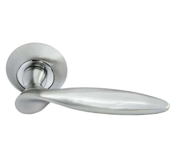 Изображение товара Дверная ручка MORELLI MH-09 SN Купол, цвет - белый никель 9010637