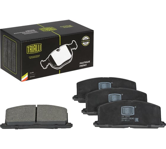 Изображение товара Колодки тормозные дисковые передние для автомобилей Toyota Corolla TRIALLI PF 1931