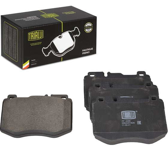 Изображение товара Колодки тормозные для автомобилей Mercedes C дисковые передние для тормозной системы Brembo TRIALLI PF 4288