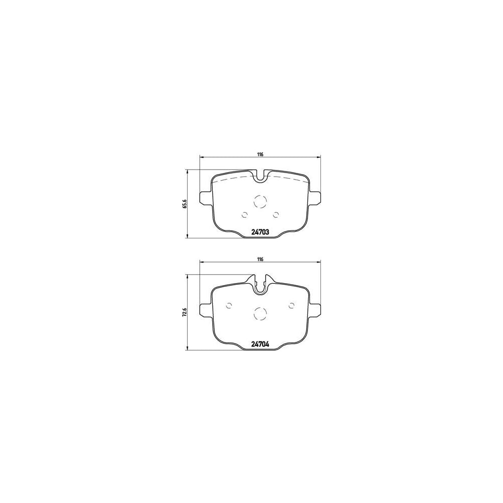 Изображение товара Колодки тормозные дисковые задние TRW TRIALLI PF 4230 для BMW 5