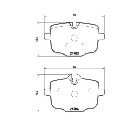Изображение товара Колодки тормозные дисковые задние для автомобилей BMW 5 с тормозной системой TRW TRIALLI PF 4230