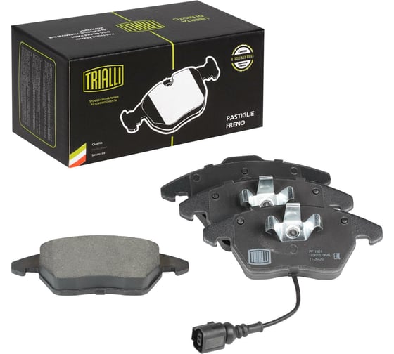 Изображение товара Колодки тормозные для автомобилей Volkswagen Polo Sedan 1ZС дисковые передние TRIALLI PF 1801