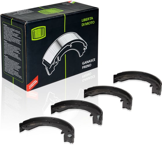 Изображение товара Колодки тормозные для автомобилей Mitsubishi Pajero III барабанные стояночного тормоза 200x34 TRIALLI GF 1102