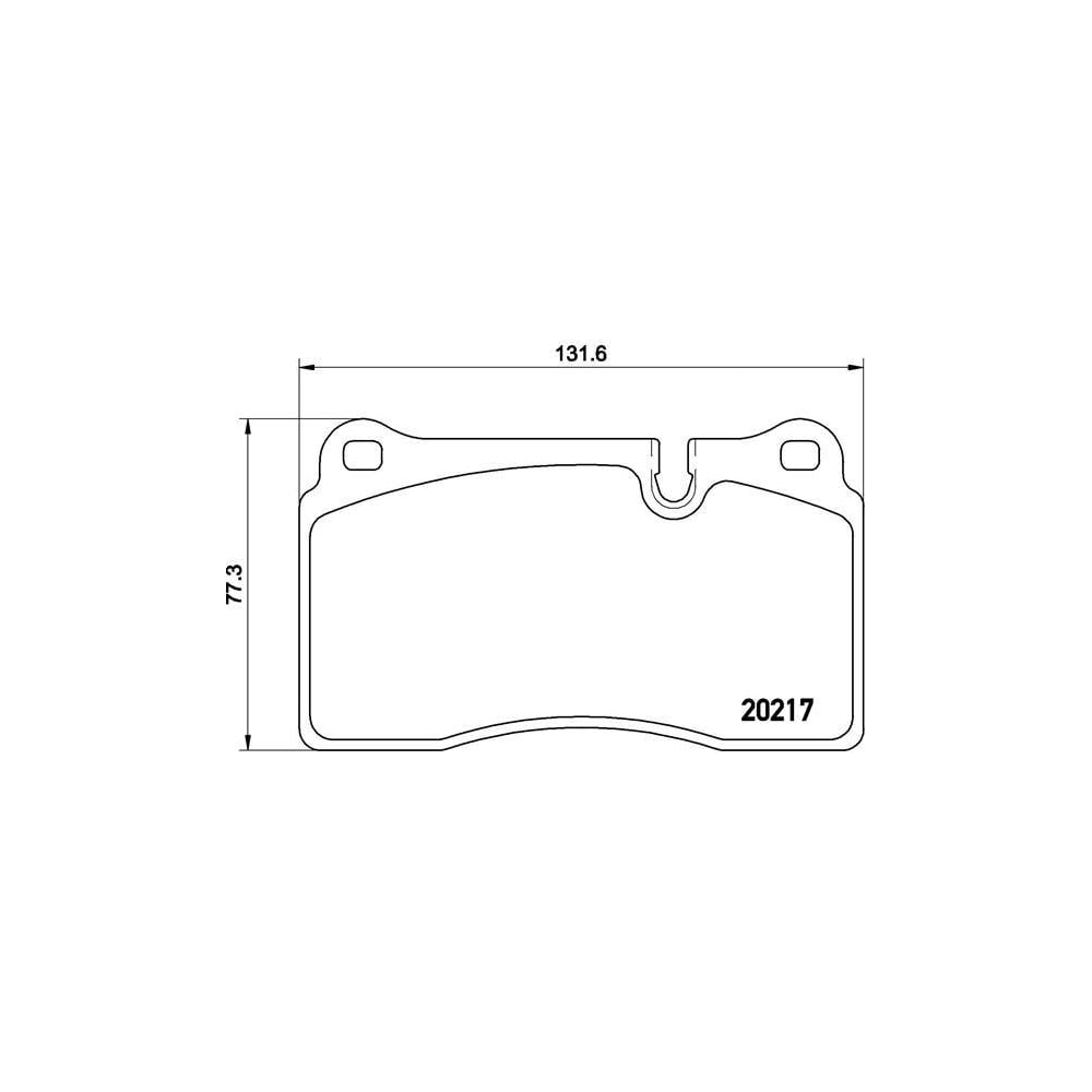 Изображение товара Передние дисковые тормозные колодки TRIALLI PF 4250 для Land Rover Range Rover Sport
