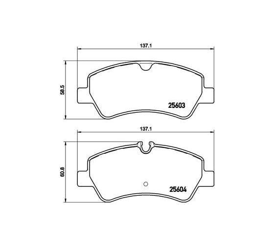 Изображение товара Колодки тормозные для автомобилей Ford Transit дисковые задние TRIALLI PF 4392