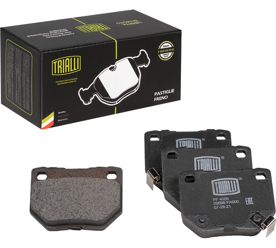 Изображение товара Колодки тормозные дисковые задние для автомобилей Subaru Impreza TRIALLI PF 4095