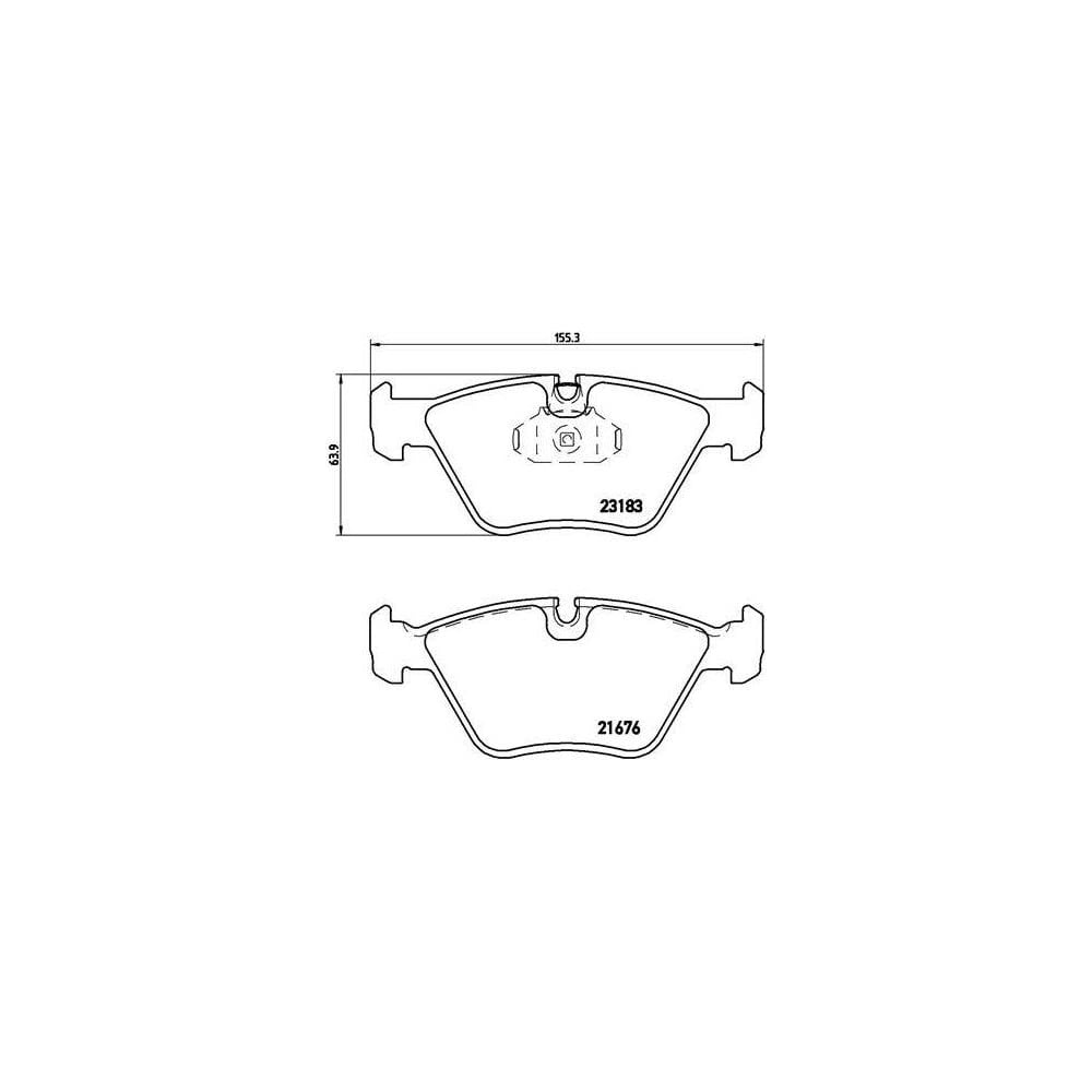 Изображение товара Передние тормозные дисковые колодки TRIALLI PF 4184 для BMW 3/X3