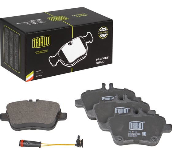 Изображение товара Колодки тормозные для автомобилей Mercedes A /B дисковые задние TRIALLI PF 4145