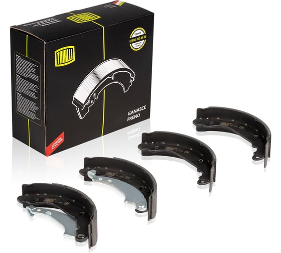 Изображение товара Колодки тормозные для автомобилей Renault Logan / Logan барабанные 180x42 для тормозной системы Bendix TRIALLI GF 0960