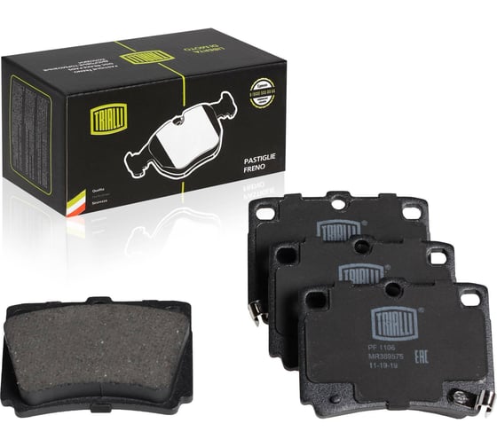 Изображение товара Колодки тормозные дисковые задние для автомобилей Mitsubishi Pajero Sport TRIALLI PF 1106