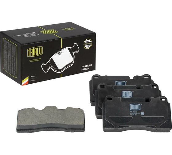 Изображение товара Колодки тормозные дисковые передние для автомобилей Volkswagen Touareg с тормозной системой Brembo 132x77мм TRIALLI PF 4386