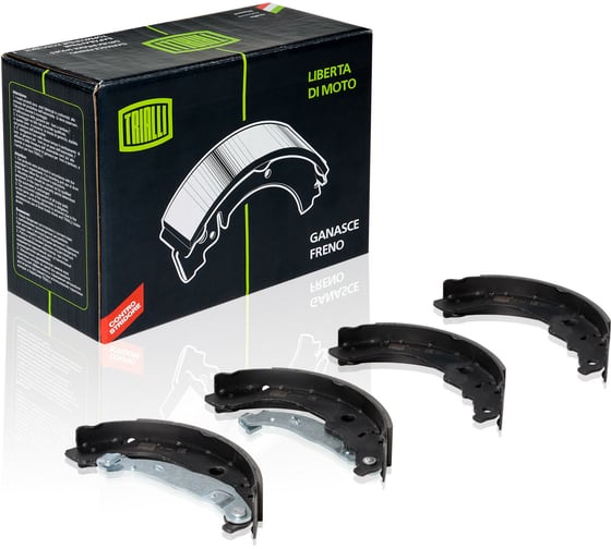 Изображение товара Колодки тормозные для автомобилей Peugeot 207 барабанные 228x42 для тормозной системы Bosch TRIALLI GF 2003