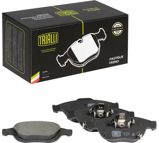 Изображение товара Колодки тормозные для автомобилей Toyota Avensis дисковые передние TRIALLI PF 1914