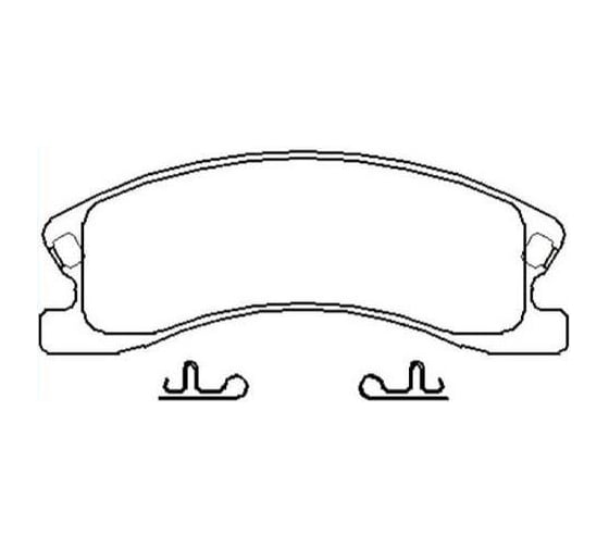 Изображение товара Колодки тормозные дисковые передние для автомобилей Jeep Grand Cherokee II TRIALLI PF 4237