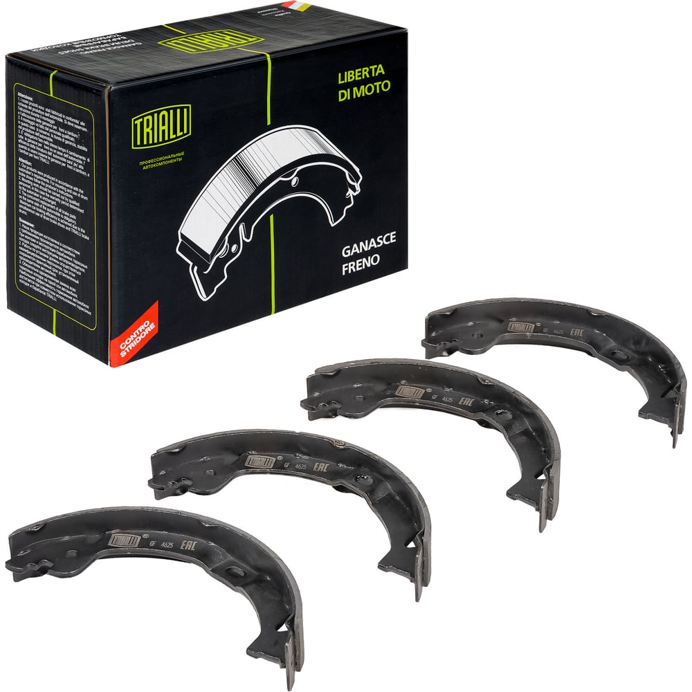 Изображение товара Колодки тормозные барабанные задние для Chrysler Voyager GF 4625 TRIALLI