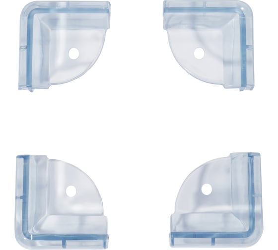 Изображение товара Мягкие защитные накладки на углы для детей Halsa 4.3x4.3x2.1 см, 4 шт. HLS-S-101