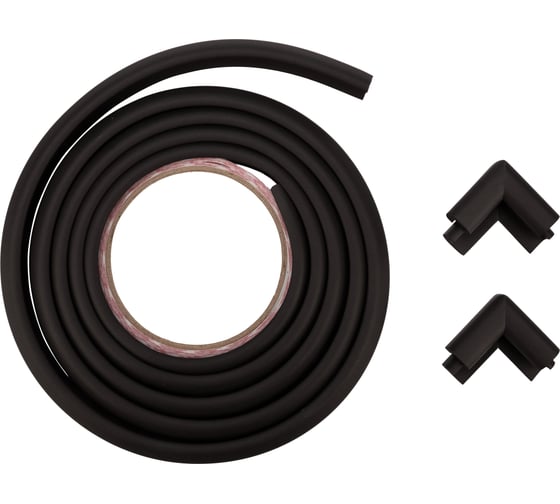 Изображение товара Набор для детей Halsa защитная лента 2 м, накладки на углы 4 шт., коричневый HLS-S-110B