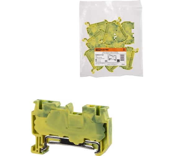 Изображение товара Безвинтовой клеммный зажим TDM ELECTRIC ЗКБ PEN быстрого зажима, 4 кв. мм (Ph-C PT 4-PE) SQ0822-0168