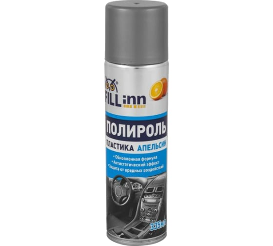 Изображение товара Полироль пластика для приборной панели (аэрозоль; апельсин; 335 мл) FILL INN FL012