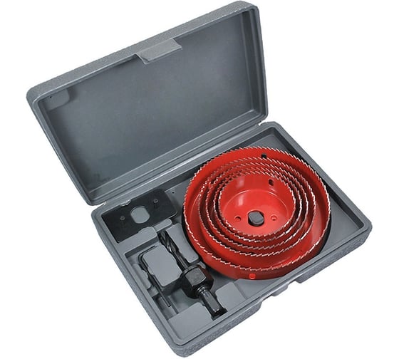 Изображение товара Набор коронок по дереву 8 предметов, 67, 76, 89, 102, 127 мм TORGWIN S96236